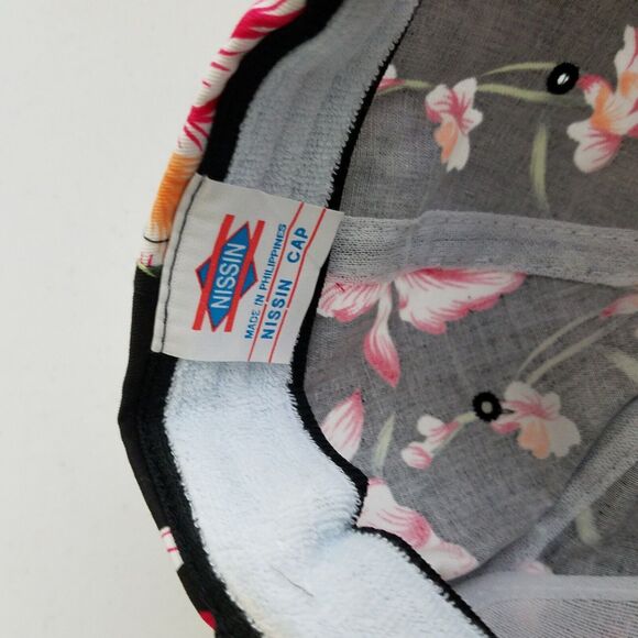 Vintage Kauai Hawaiian Hibiscus Flowers Baseball Hat Cap Mens OS Snapback Nissin